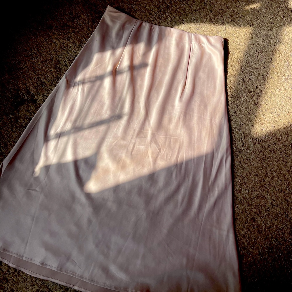 Satin skirt